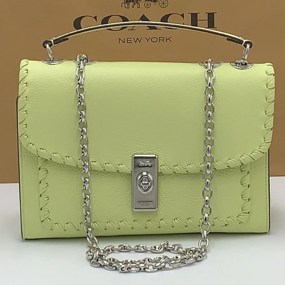 Coach Lane Shoulder Bag With Whipstitch
SV/Pale Lime - Picture 13 of 16